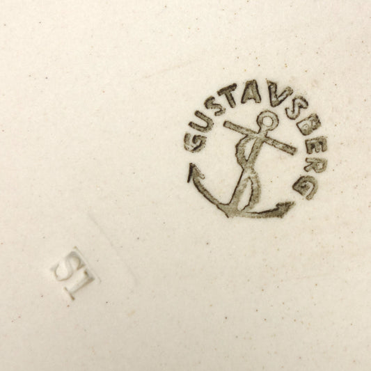 グスタフスベリ/スティグ・リンドベリ 魚型プレート- Gustavsberg / Stig Lindberg Fish plate