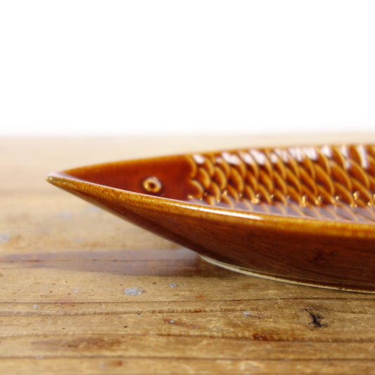 グスタフスベリ/スティグ・リンドベリ/魚型プレート- Gustavsberg/Stig Lindberg/fish motif plate